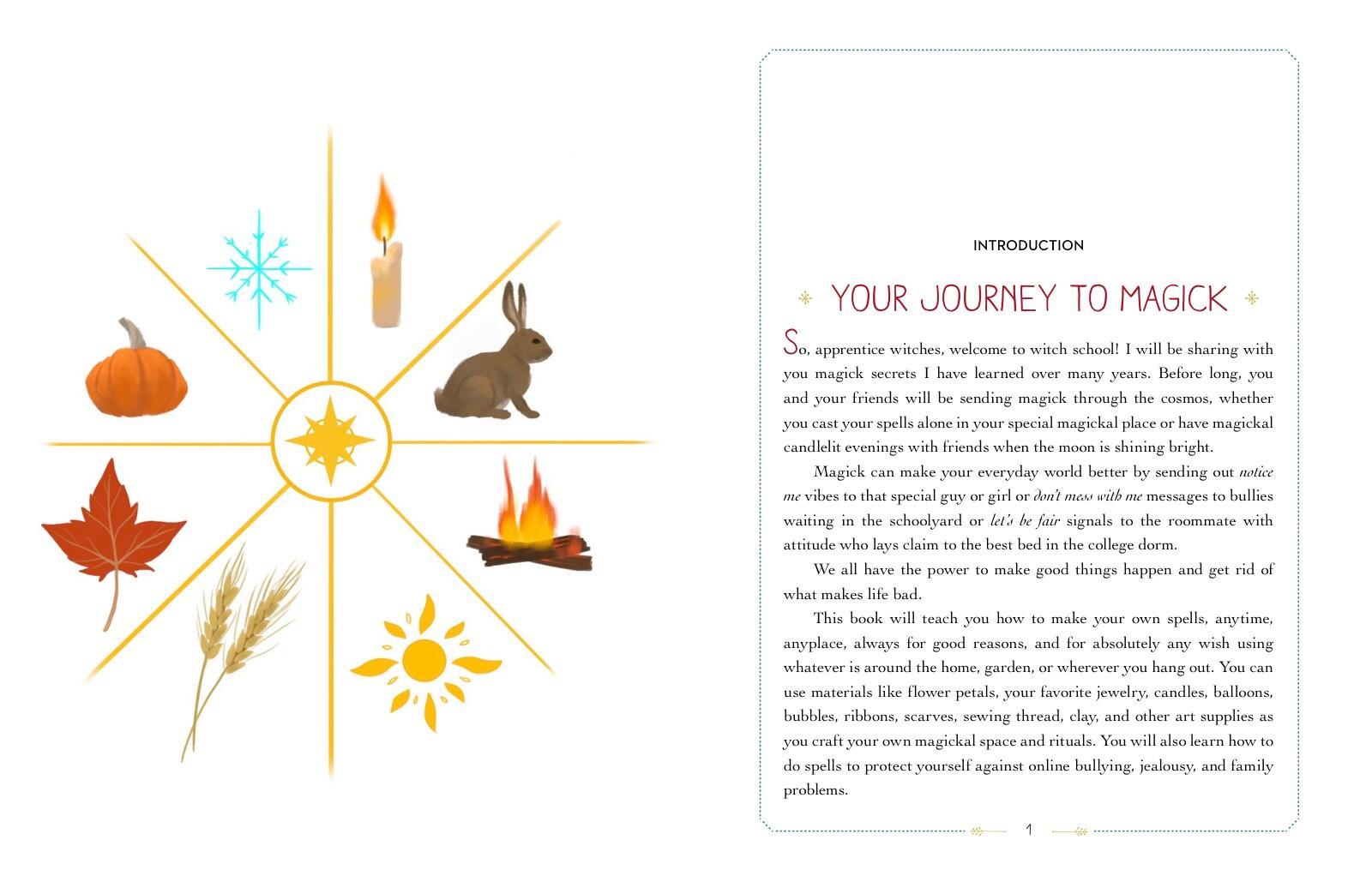 Beispielinhalt (Bild) The Young Witch's Guide to Magick