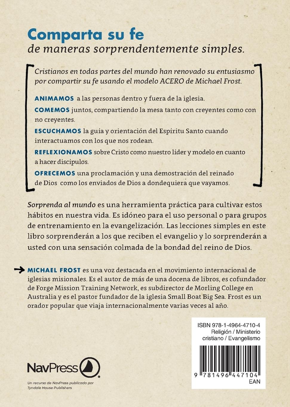 Rückseitencover Sorprenda al mundo