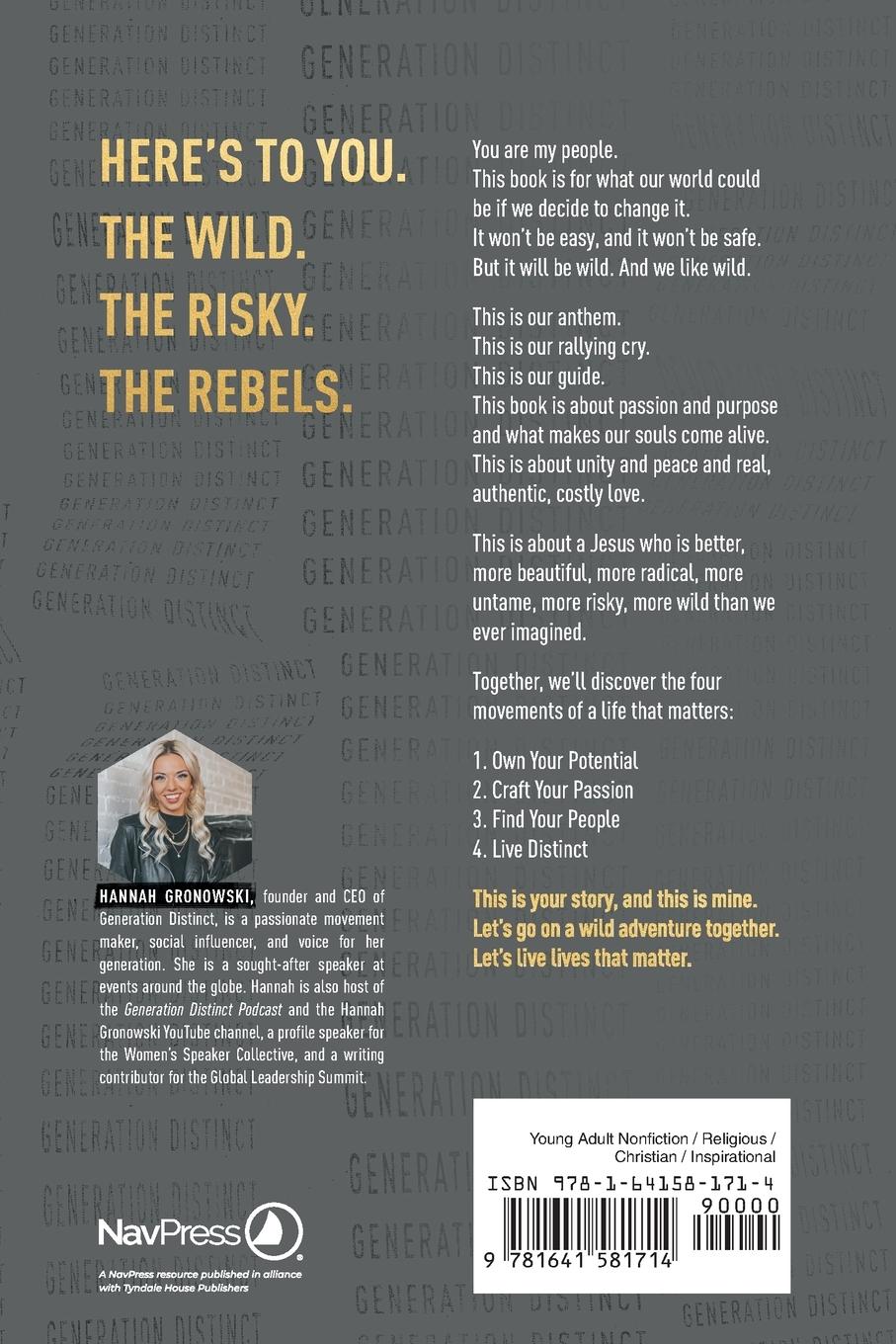 Rückseitencover Generation Distinct