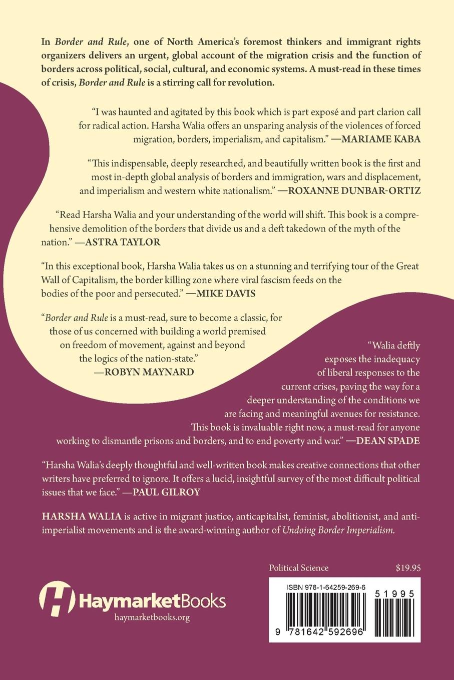 Rückseitencover Border and Rule