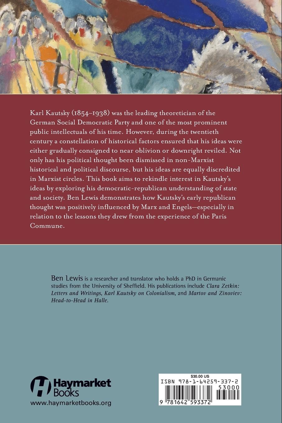 Rückseitencover Karl Kautsky on Democracy and Republicanism