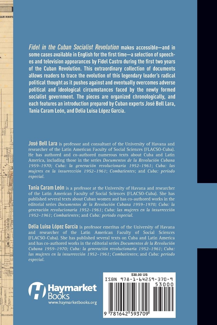 Rückseitencover Fidel in the Cuban Socialist Revolution