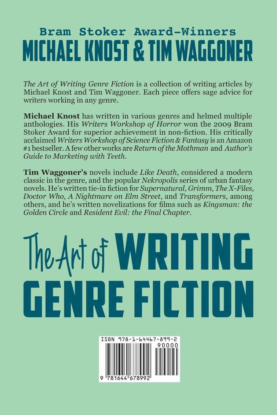 Rückseitencover The Art of Writing Genre Fiction