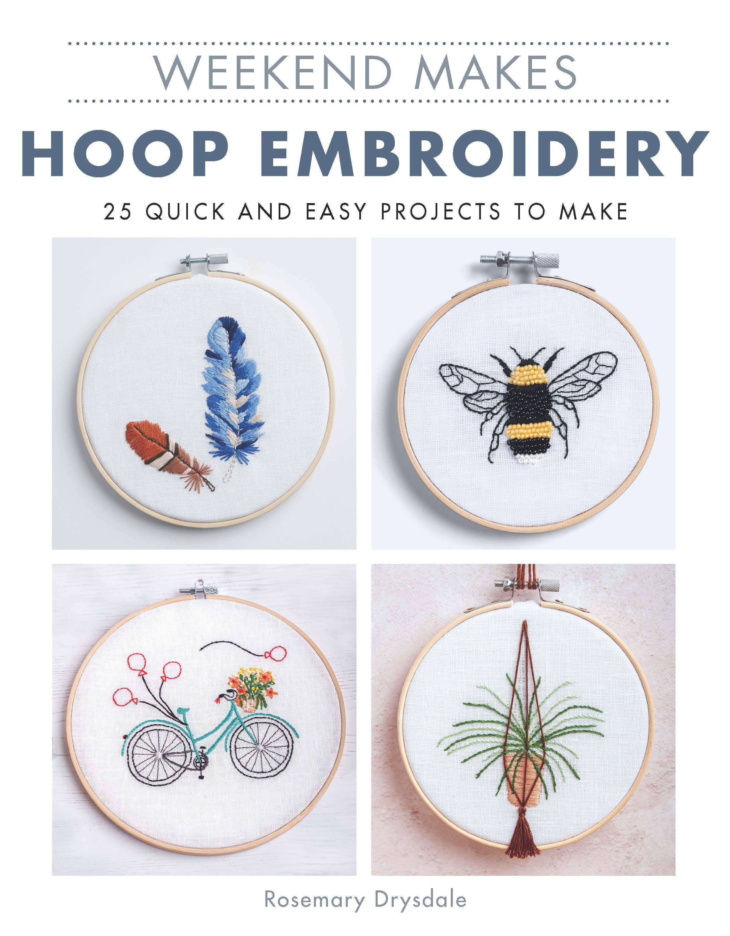Vorderes Coverbild Weekend Makes: Hoop Embroidery