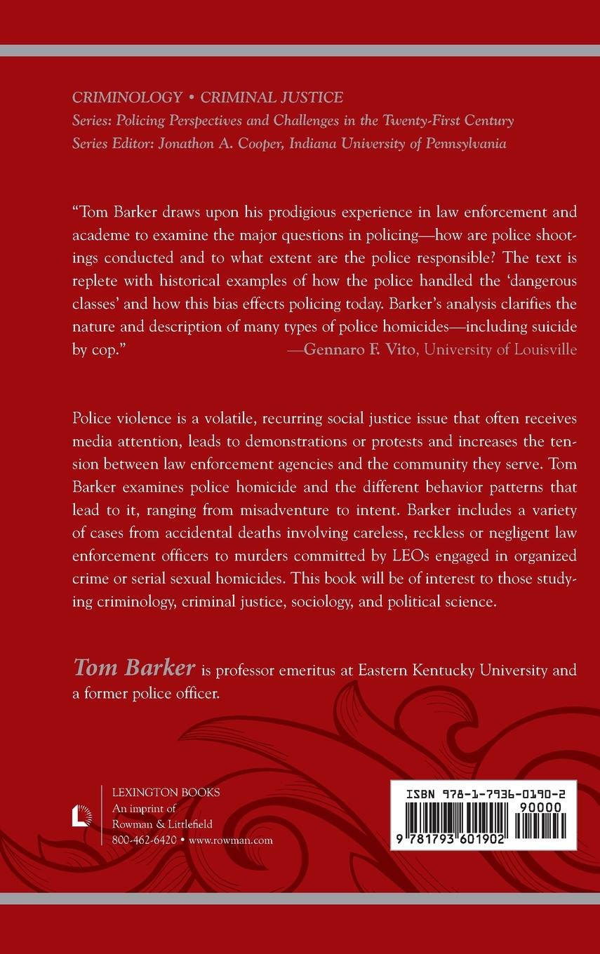 Rückseitencover Law Enforcement-Perpetrated Homicides