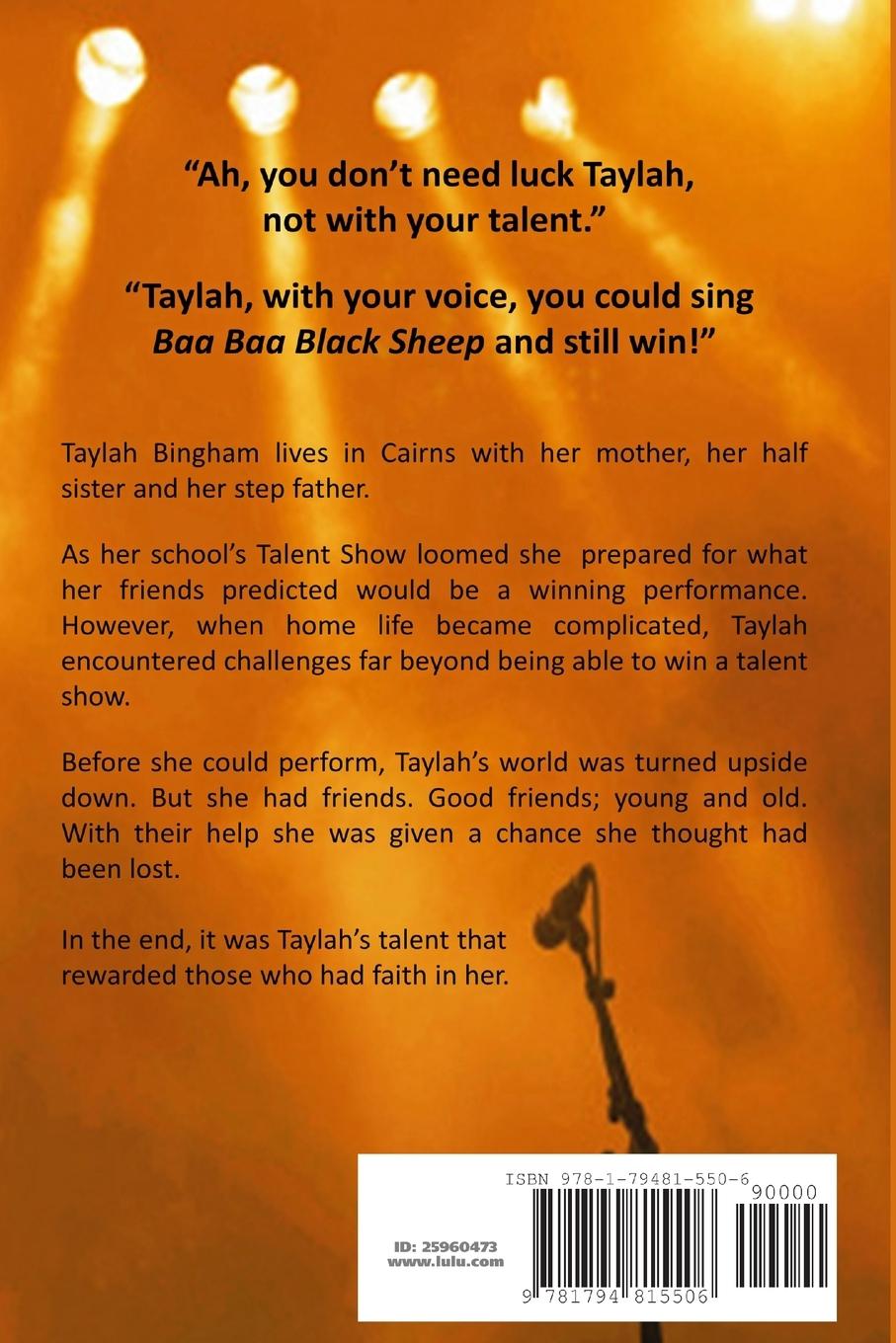 Rückseitencover Taylah's Got Talent