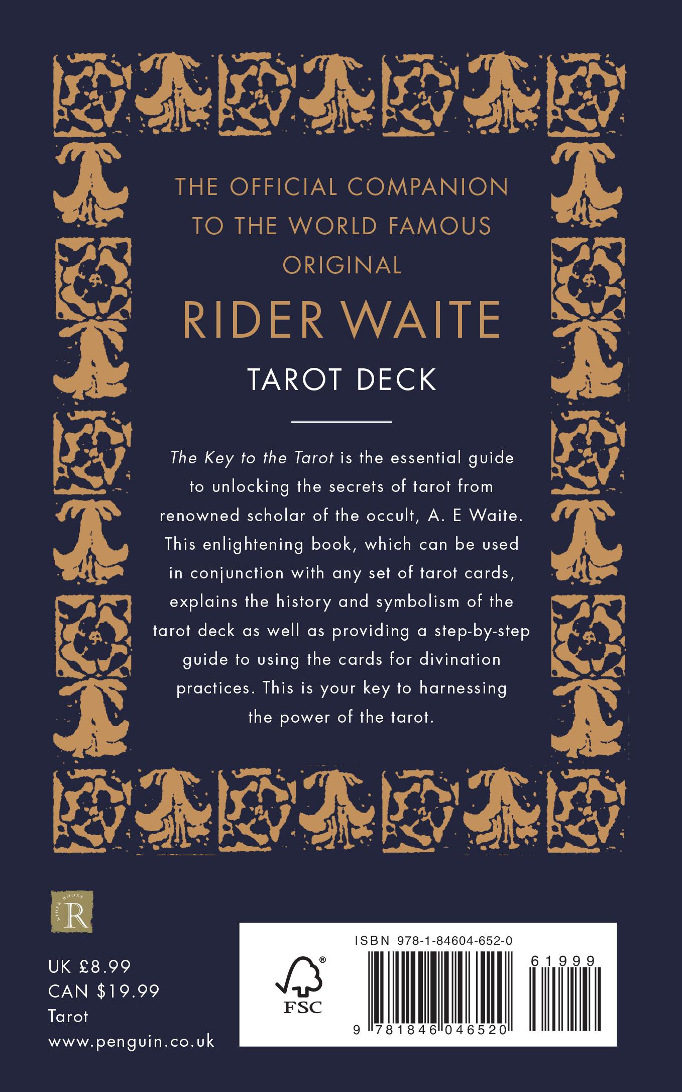 Rückseitencover The Key To The Tarot