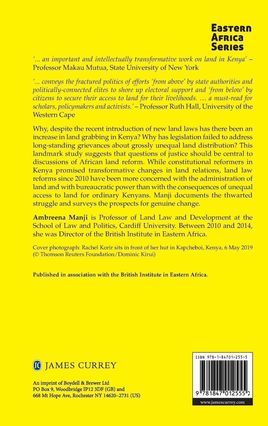 Rückseitencover Struggle for Land and Justice in Kenya
