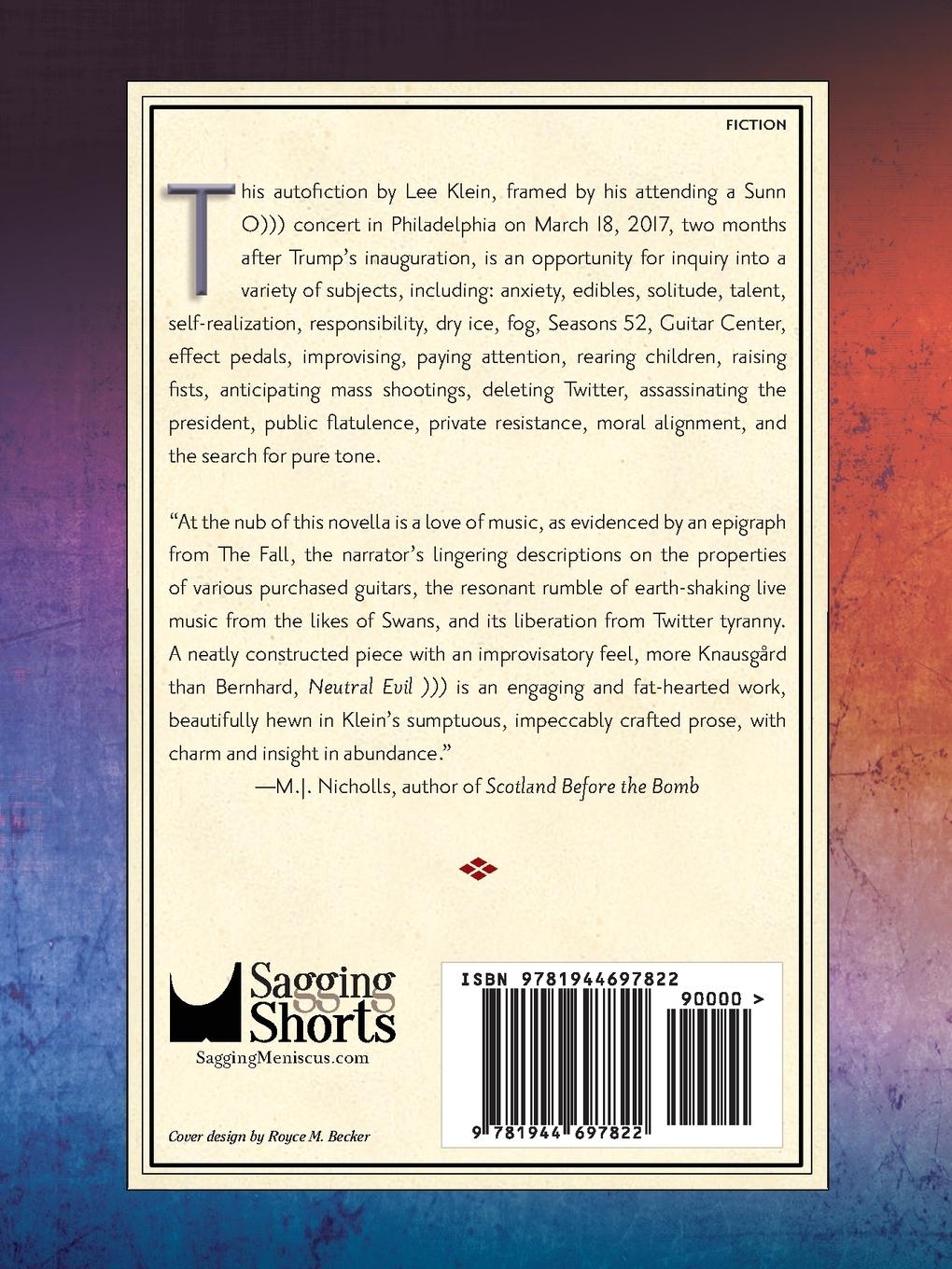 Rückseitencover Neutral Evil )))