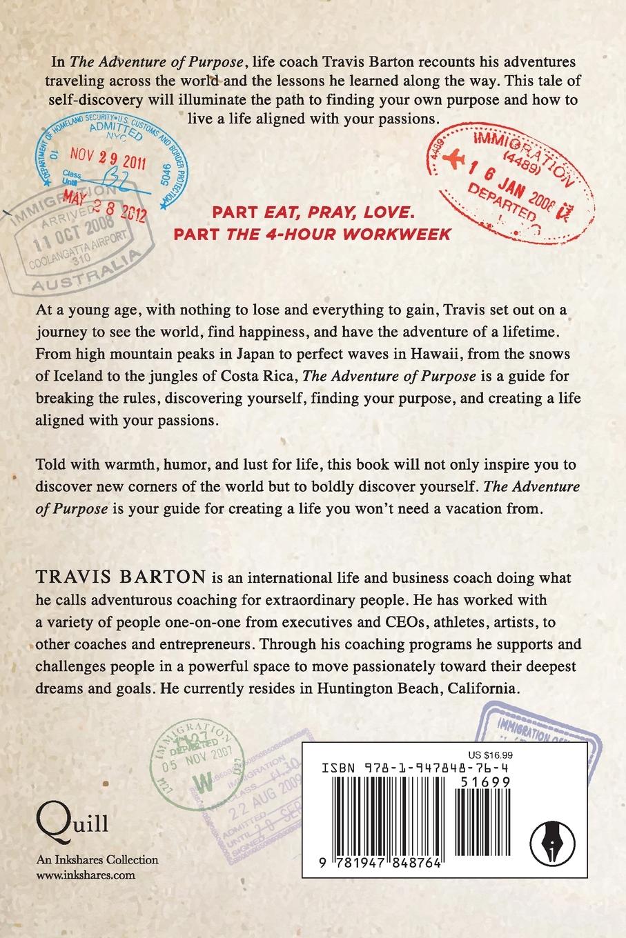 Rückseitencover The Adventure of Purpose