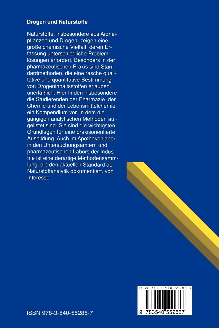 Rückseitencover Drogen und Naturstoffe