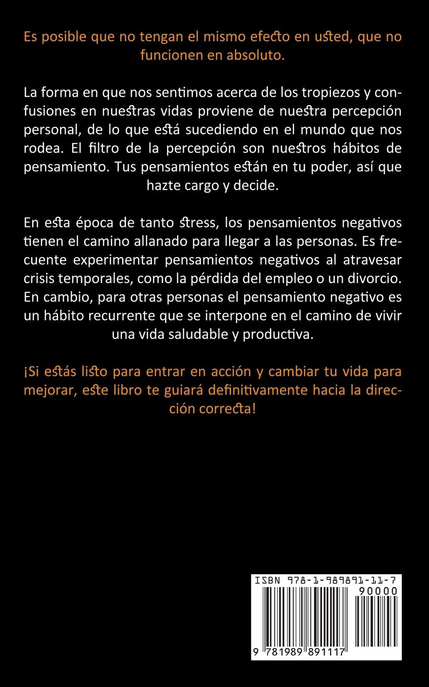 Rückseitencover Pensamiento Positivo