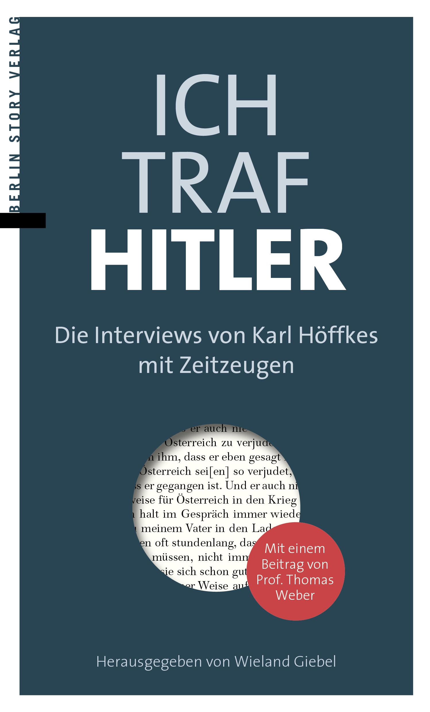 Vorderes Coverbild Ich traf Hitler