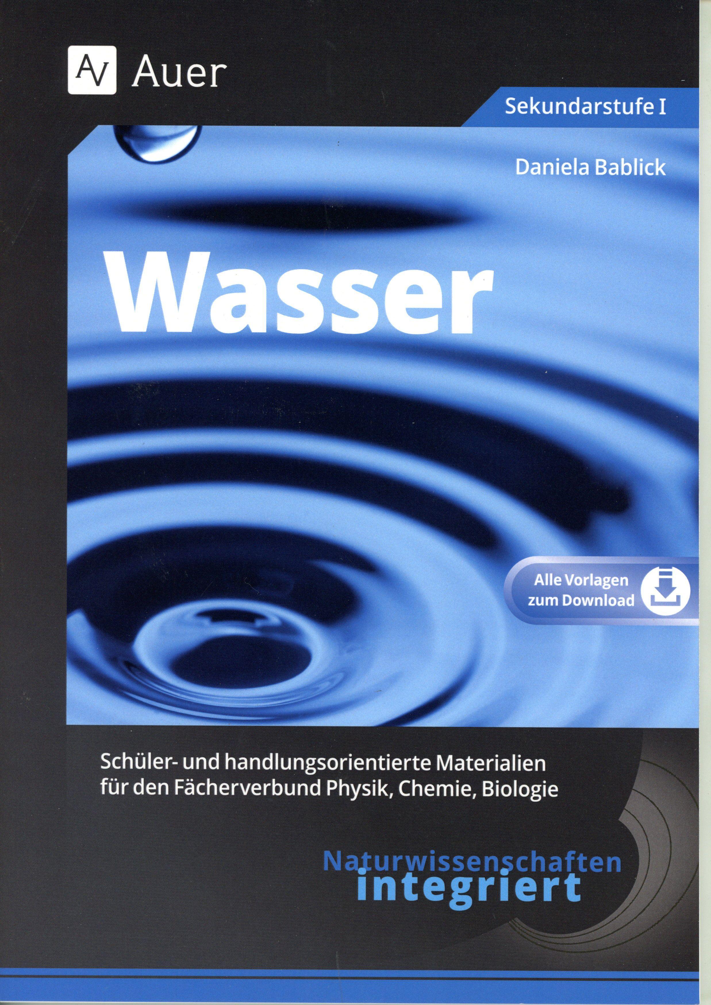 Vorderes Coverbild Naturwissenschaften integriert: Wasser