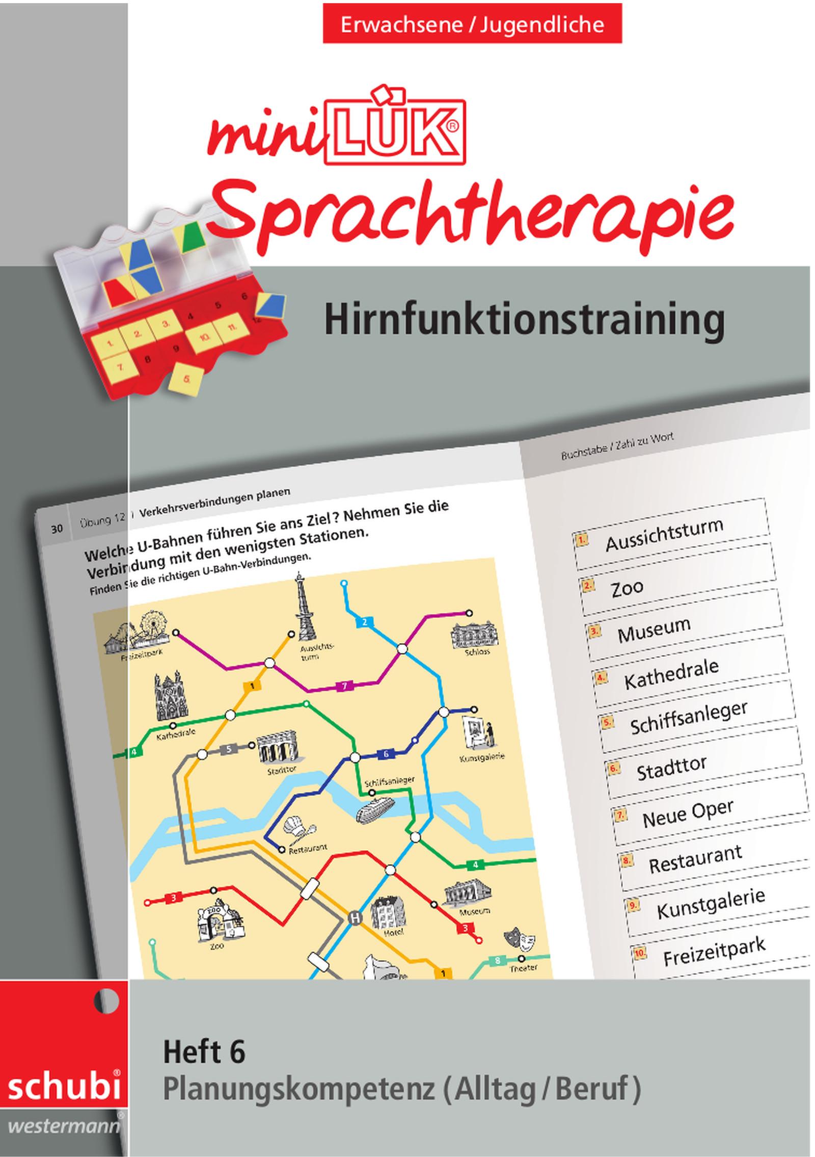 Vorderes Coverbild miniLÜK-Sprachtherapie - Hirnfunktionstraining