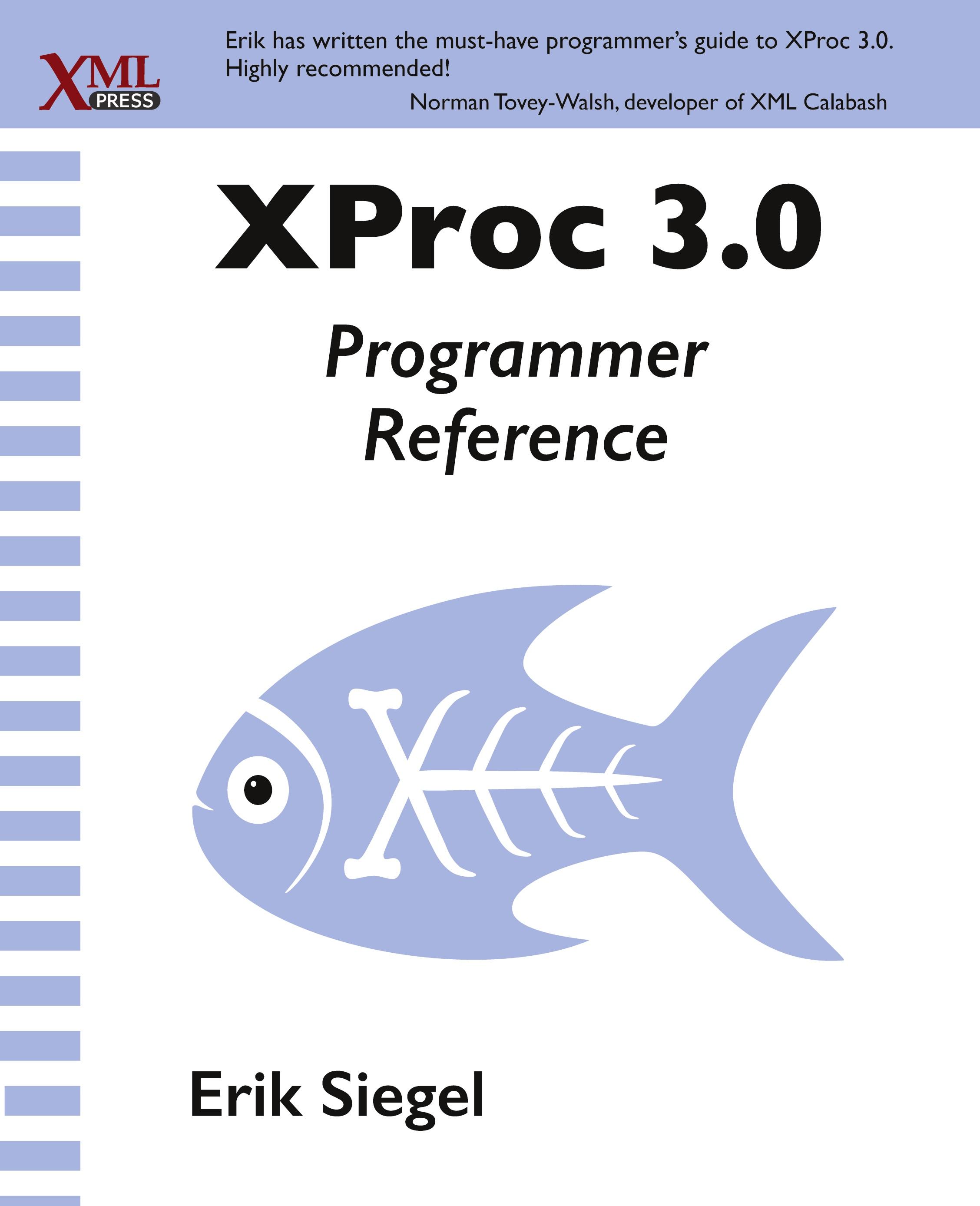 Vorderes Coverbild XProc 3.0 Programmer Reference