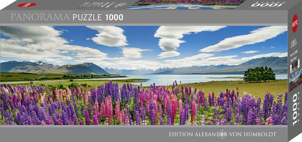 Vorderes Coverbild Lake Tekapo. Puzzle 1000 Teile