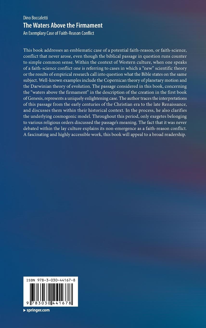 Rückseitencover The Waters Above the Firmament