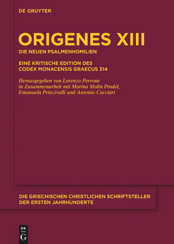 Vorderes Coverbild Die neuen Psalmenhomilien