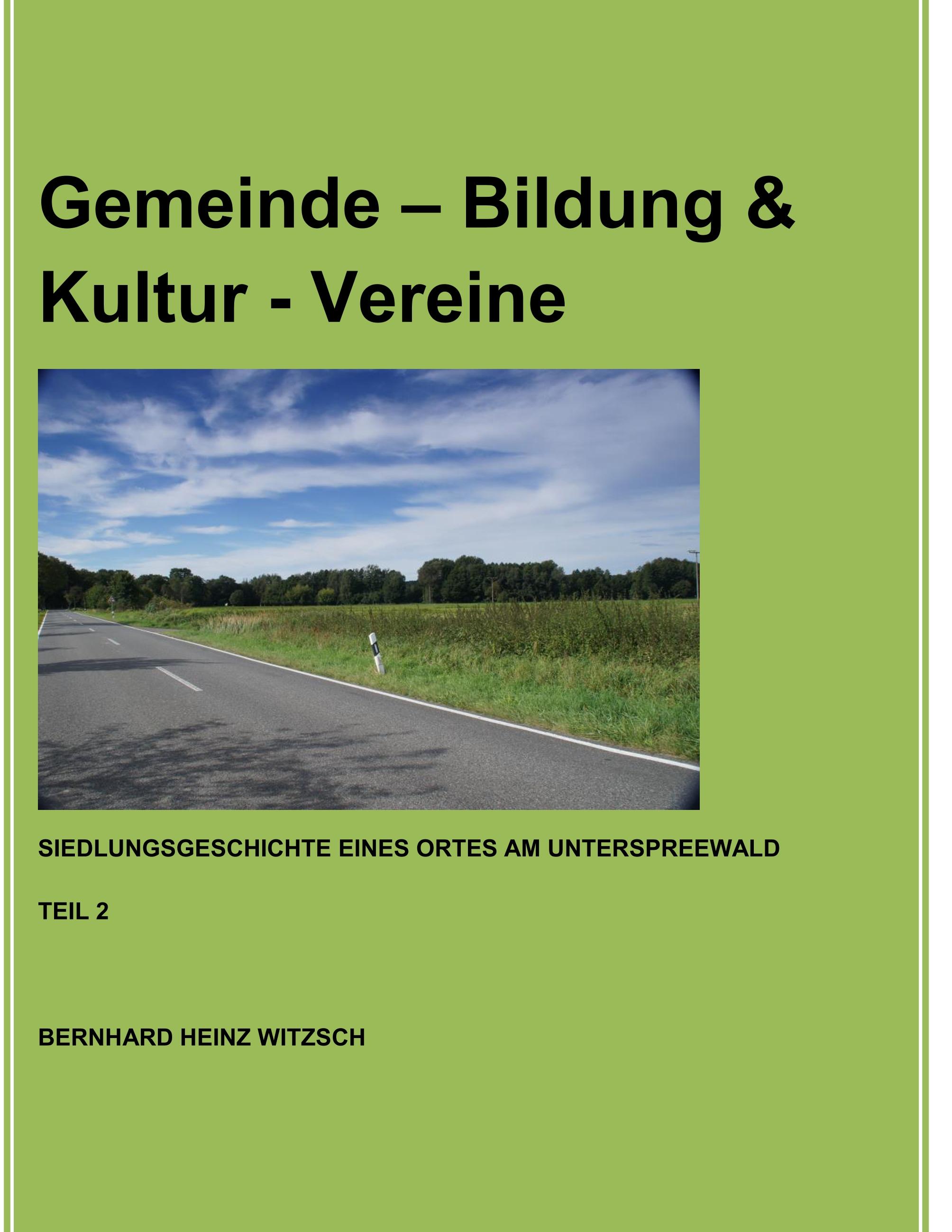 Vorderes Coverbild Gemeinde - Bildung & Kultur - Vereine