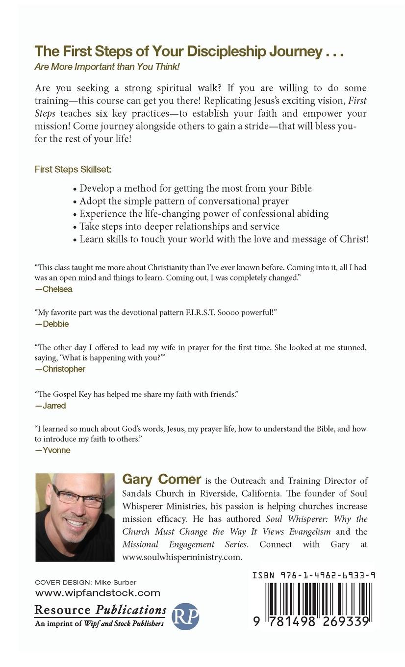 Rückseitencover First Steps Discipleship Training