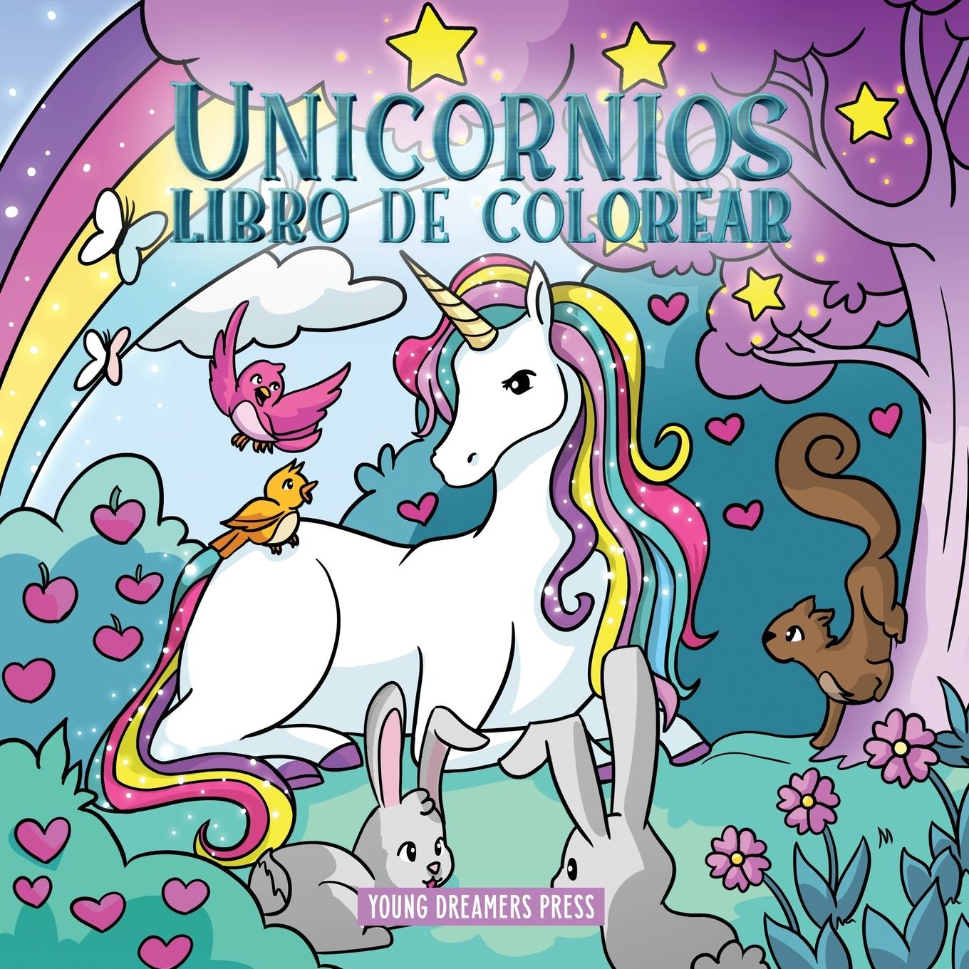 Vorderes Coverbild Unicornios libro de colorear
