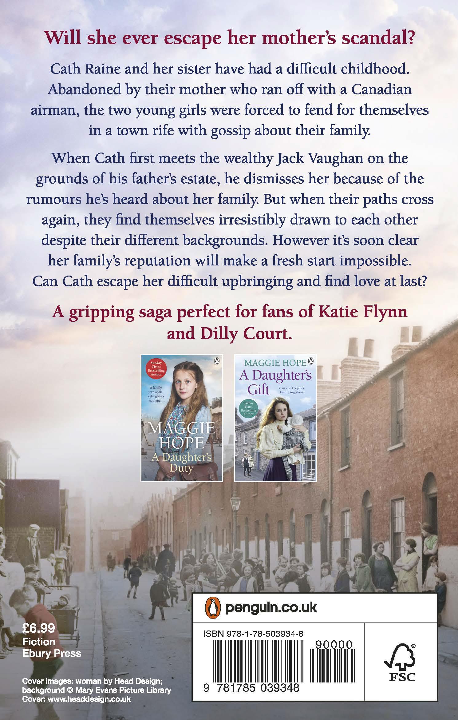 Rückseitencover A Daughter's Secret