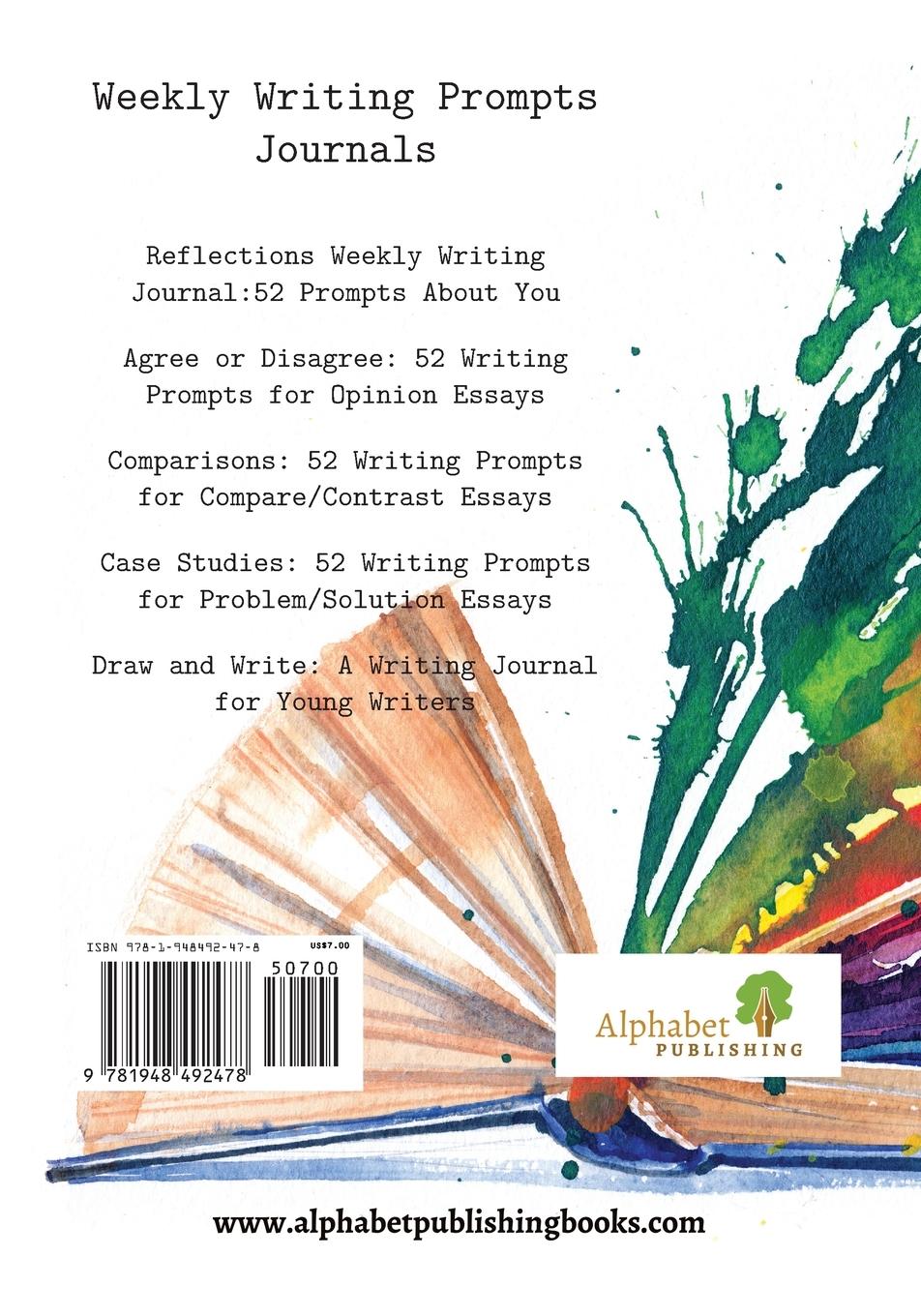 Rückseitencover Inspirations Weekly Writing Journal