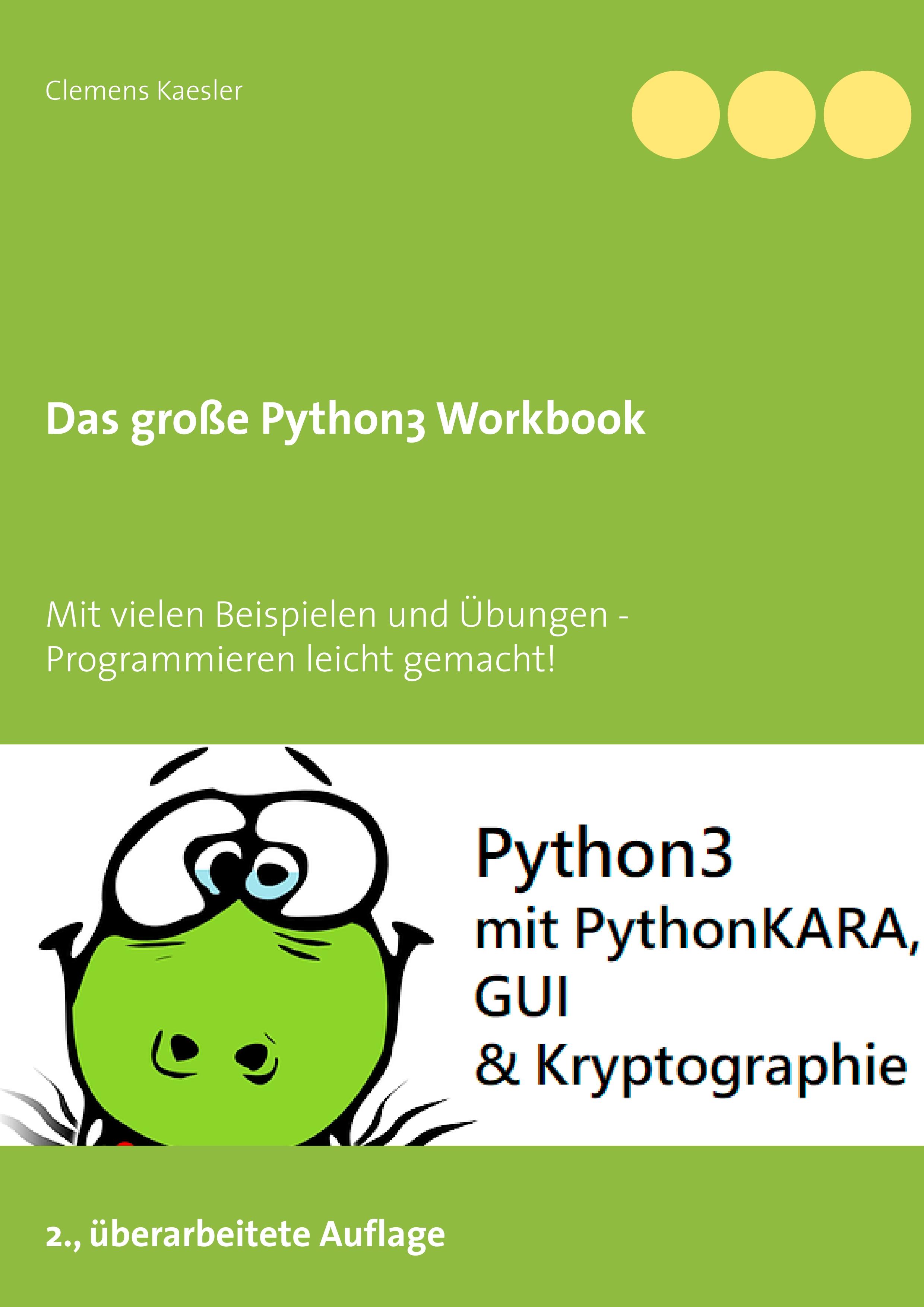 Vorderes Coverbild Das große Python3 Workbook