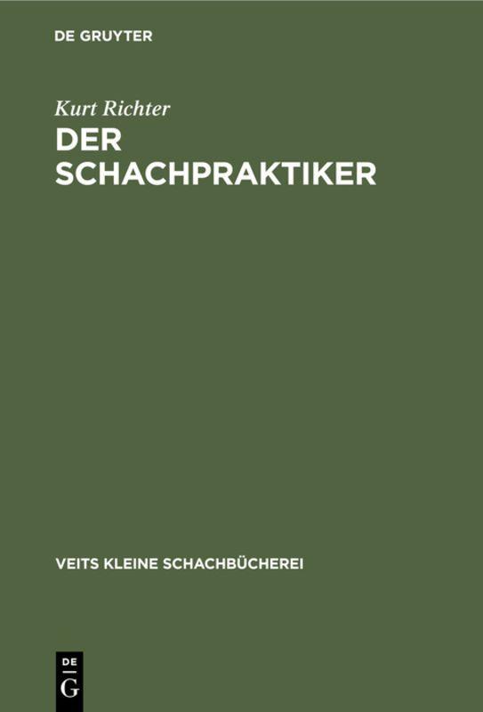Vorderes Coverbild Der Schachpraktiker