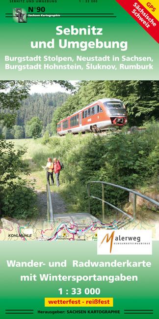 Vorderes Coverbild Sebnitz und Umgebung 1 : 33 000