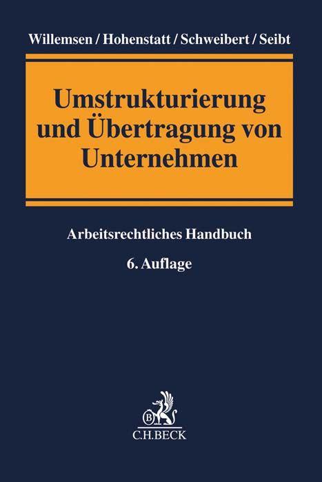 Vorderes Coverbild Umstrukturierung und Übertragung von Unternehmen