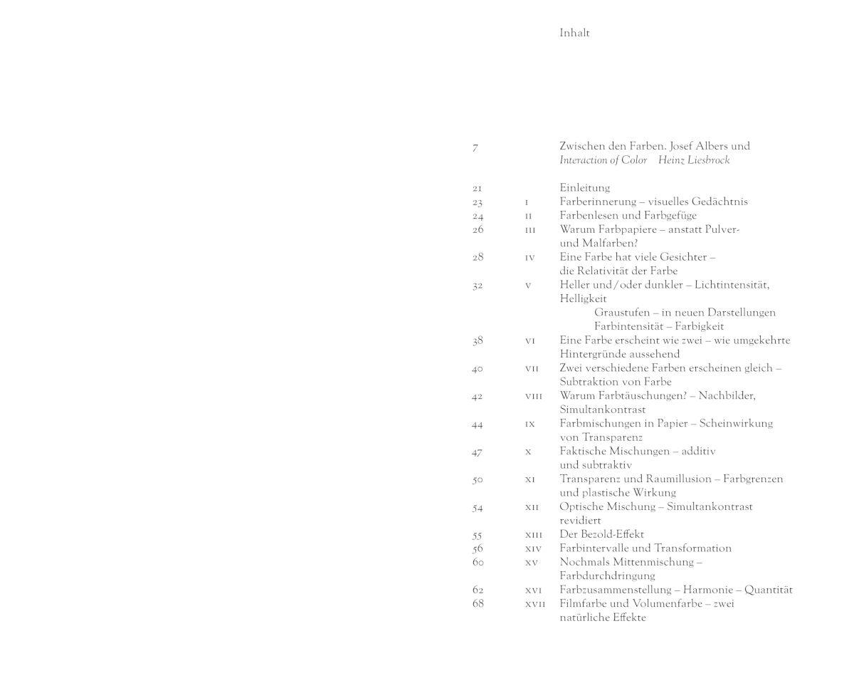 Beispielinhalt (Bild) Josef Albers. Interaction of Color