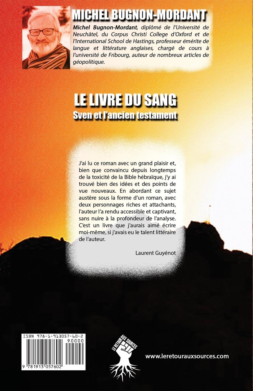 Rückseitencover Le livre du sang