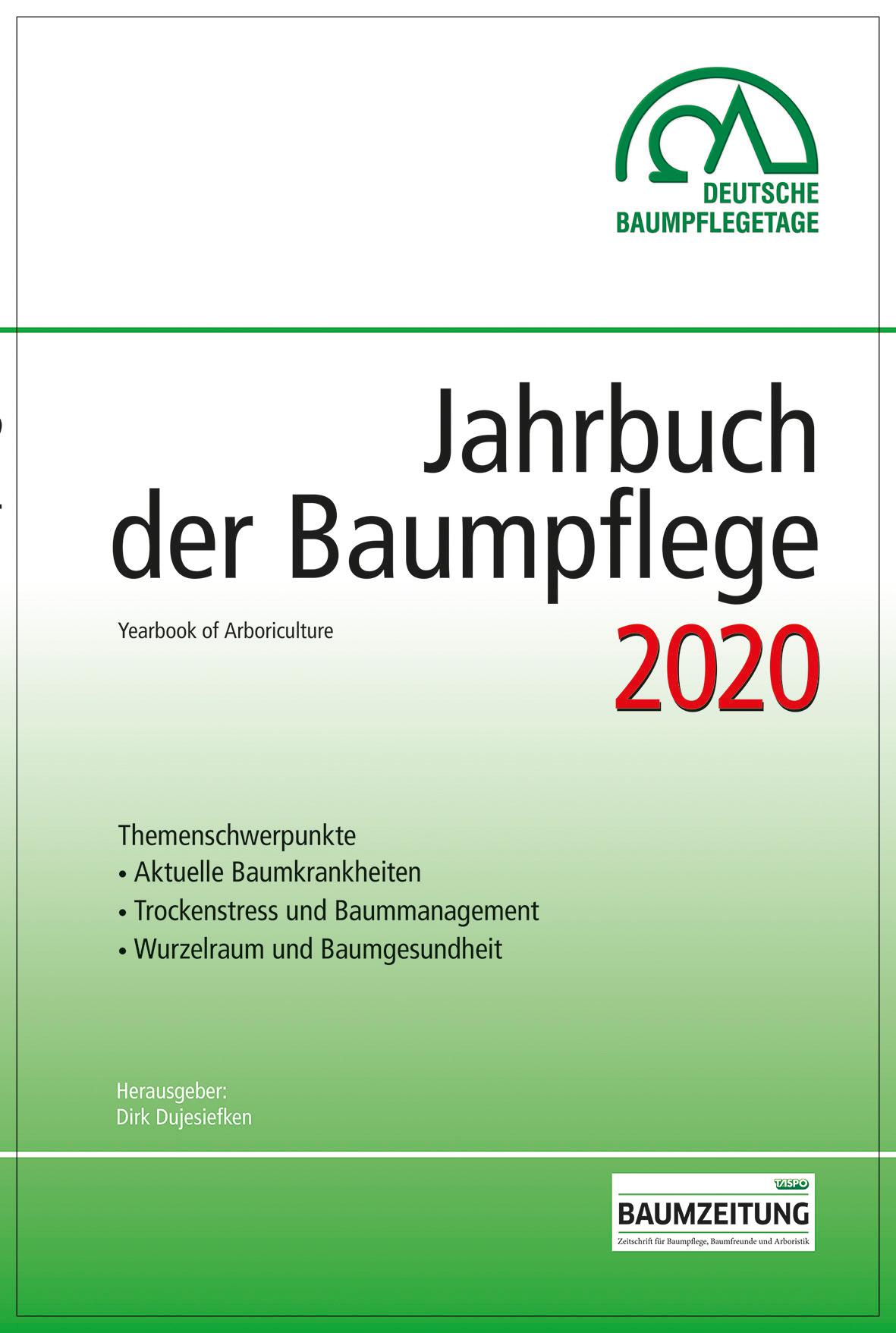 Vorderes Coverbild Jahrbuch der Baumpflege 2020
