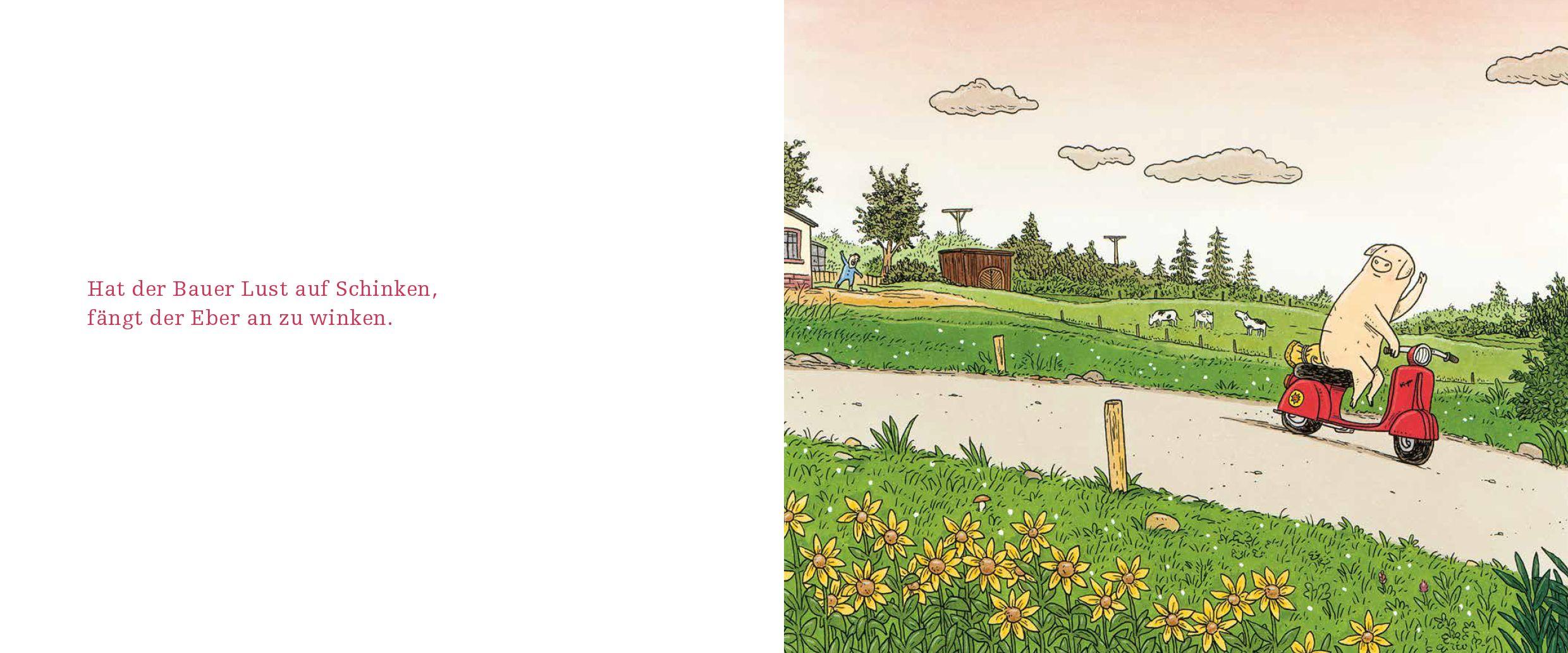 Beispielinhalt (Bild) Wenn die Kuh am Himmel schwirrt