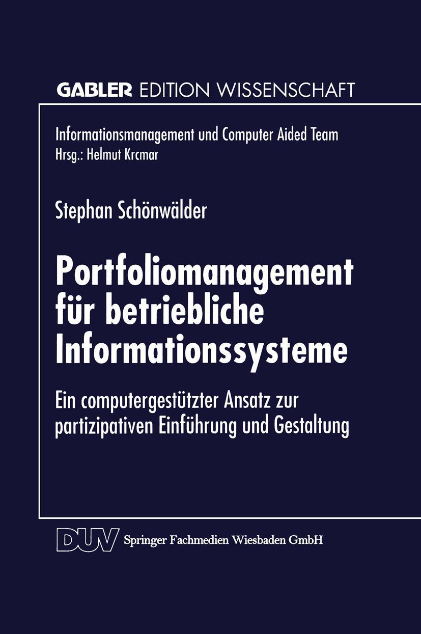 Vorderes Coverbild Portfoliomanagement für betriebliche Informationssysteme