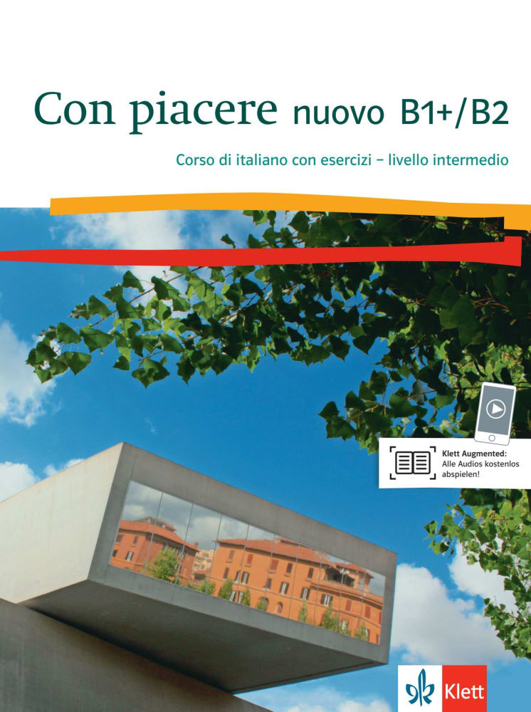 Vorderes Coverbild Con piacere nuovo B1+/B2. Corso di italiano + audio online