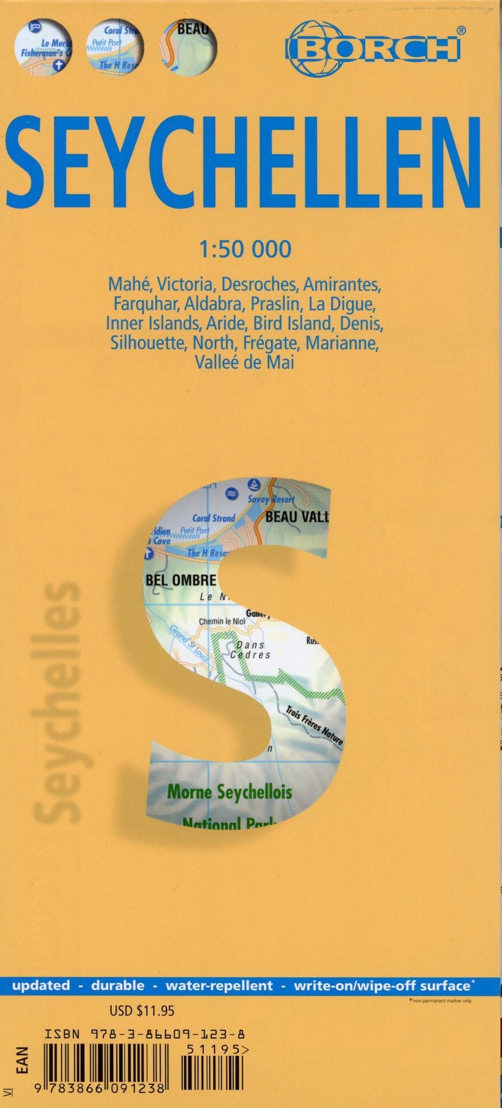 Vorderes Coverbild Seychellen 1 : 50 000