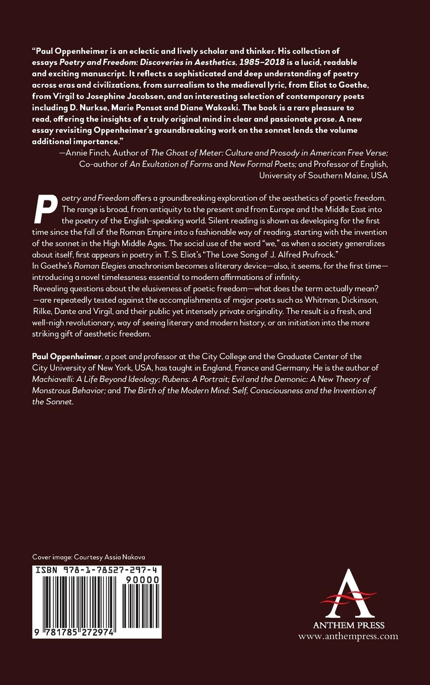 Rückseitencover Poetry and Freedom