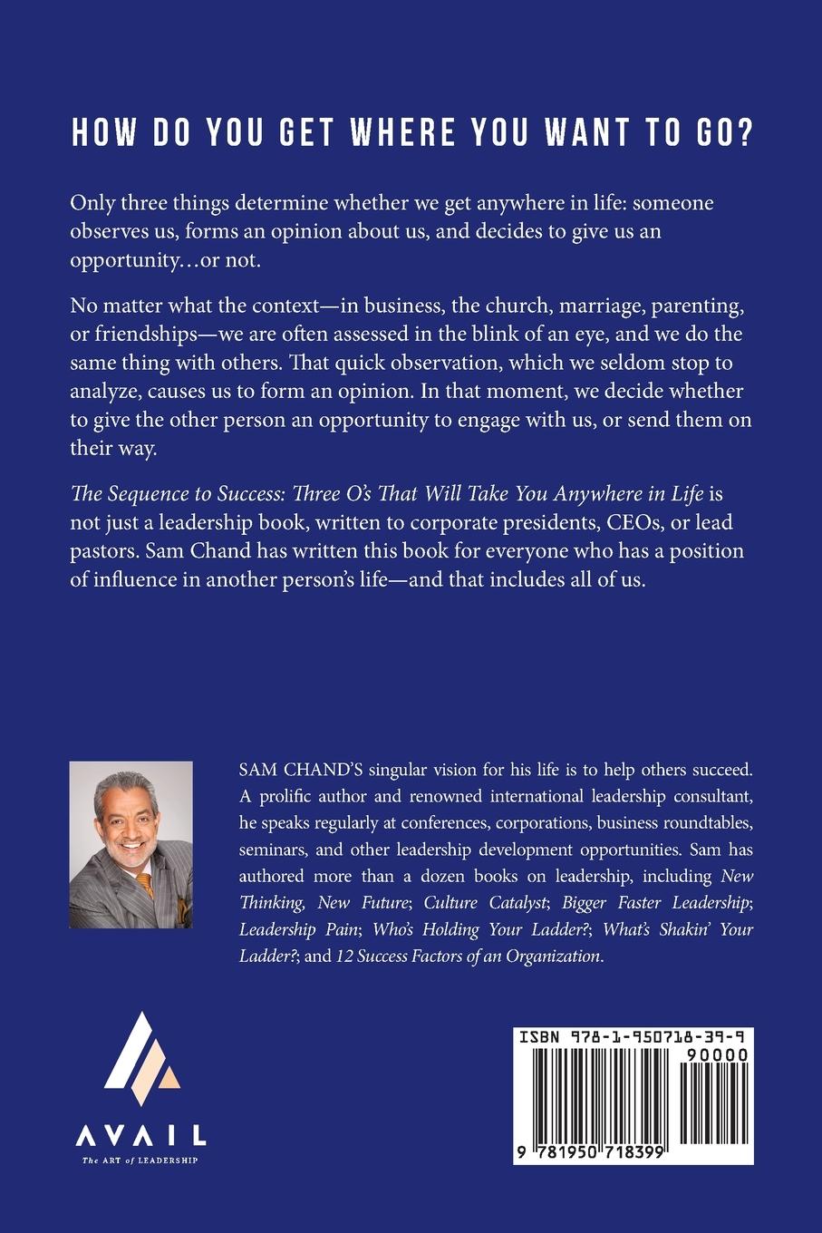 Rückseitencover The Sequence to Success - Study Guide