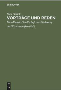 Vorderes Coverbild Vorträge und Reden