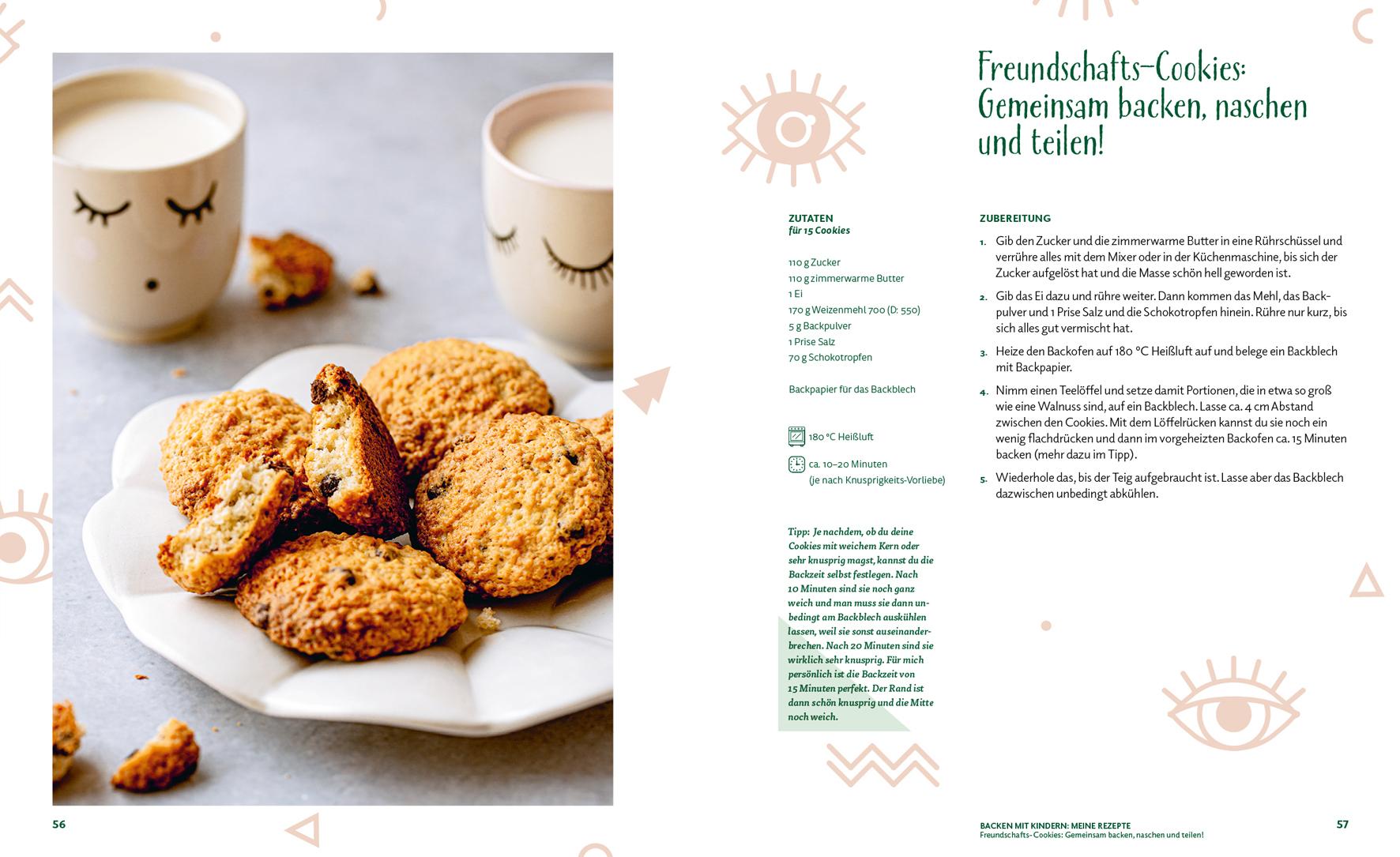 Beispielinhalt (Bild) Kinder backen mit Christina