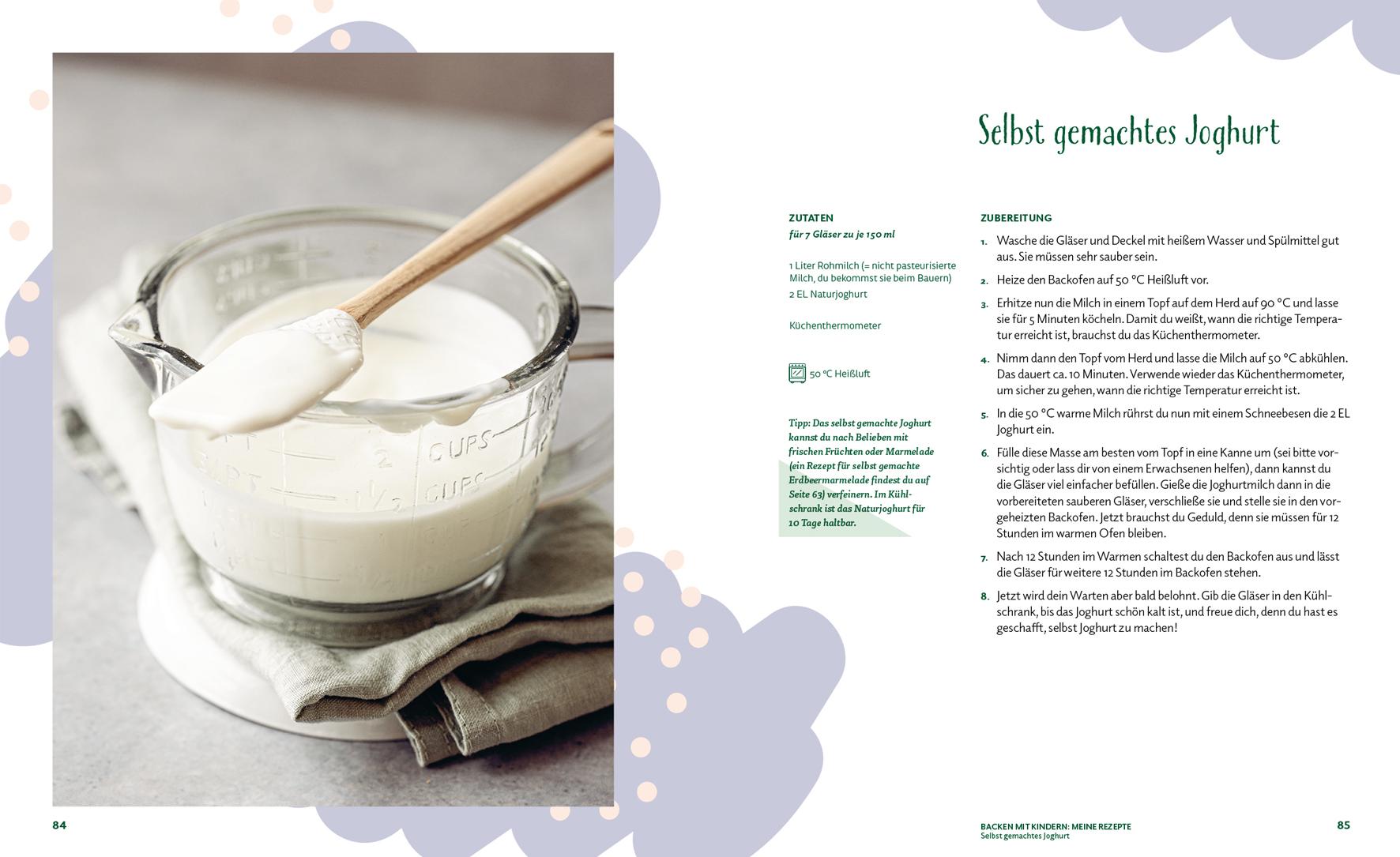 Beispielinhalt (Bild) Kinder backen mit Christina