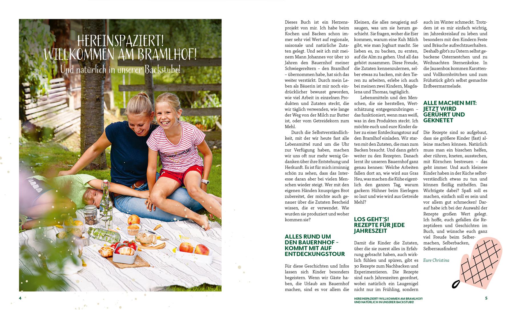 Beispielinhalt (Bild) Kinder backen mit Christina