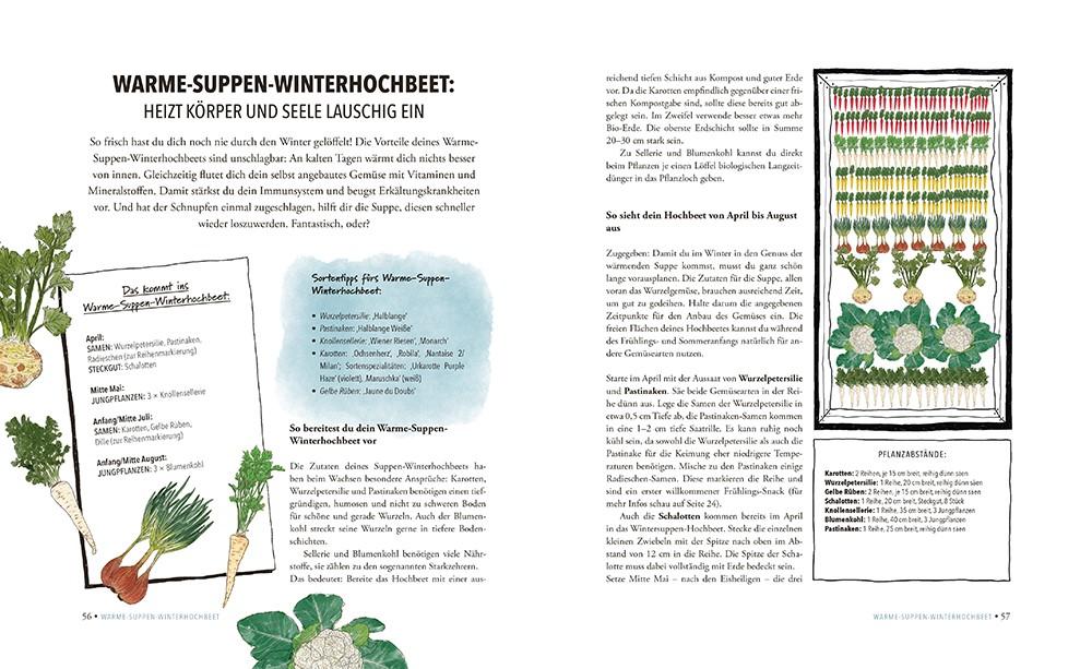 Beispielinhalt (Bild) Das sensationelle Winterhochbeet