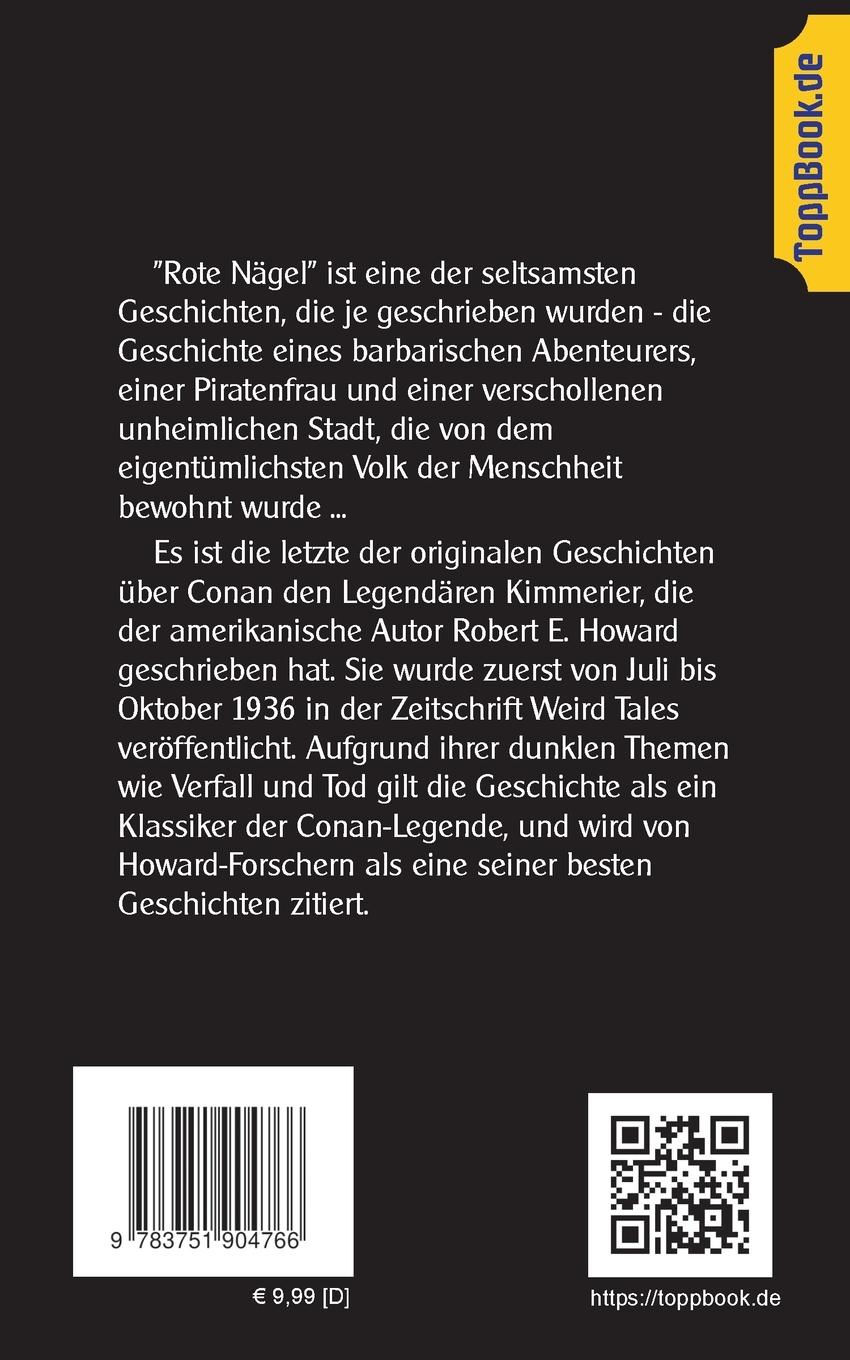 Rückseitencover Conan  der Legendäre
