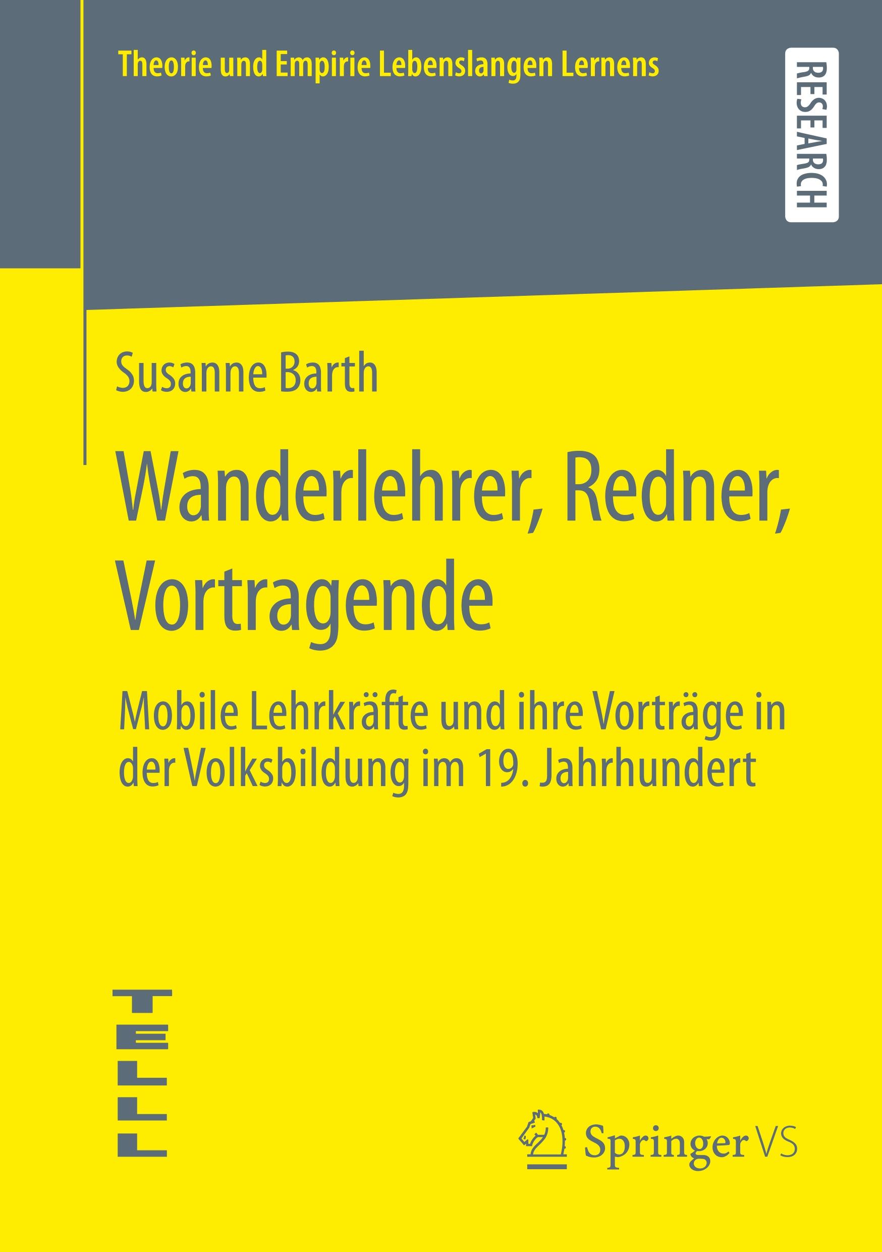 Vorderes Coverbild Wanderlehrer, Redner, Vortragende