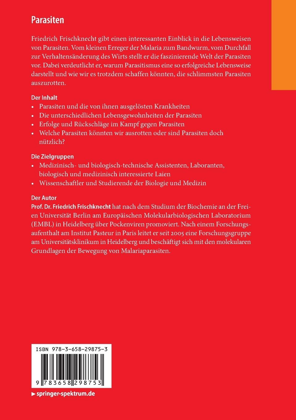 Rückseitencover Parasiten