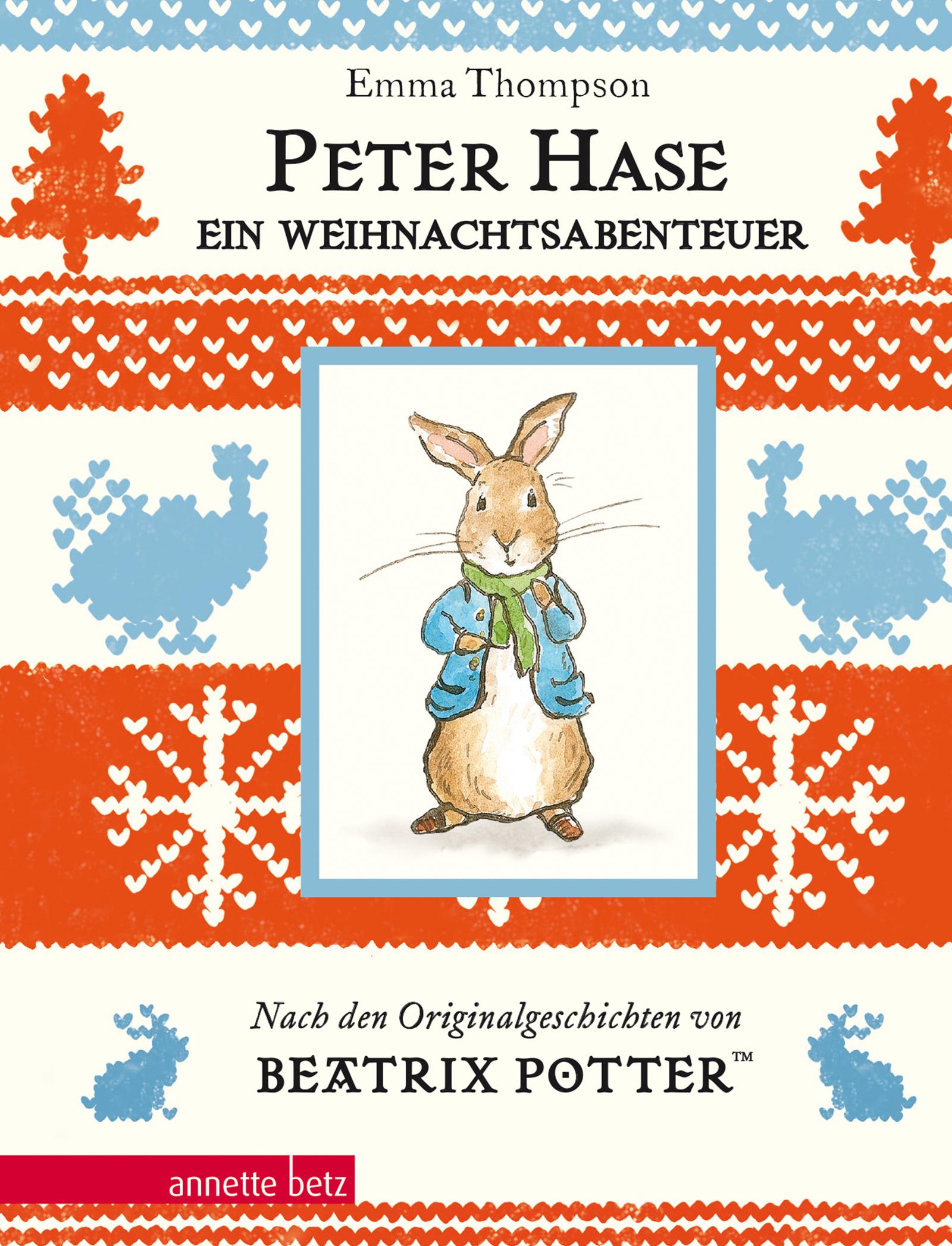 Vorderes Coverbild Peter Hase - Ein Weihnachtsabenteuer (Peter Hase): Geschenkbuch-Ausgabe